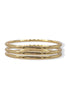 Setting Standards Gold Bracelet Set